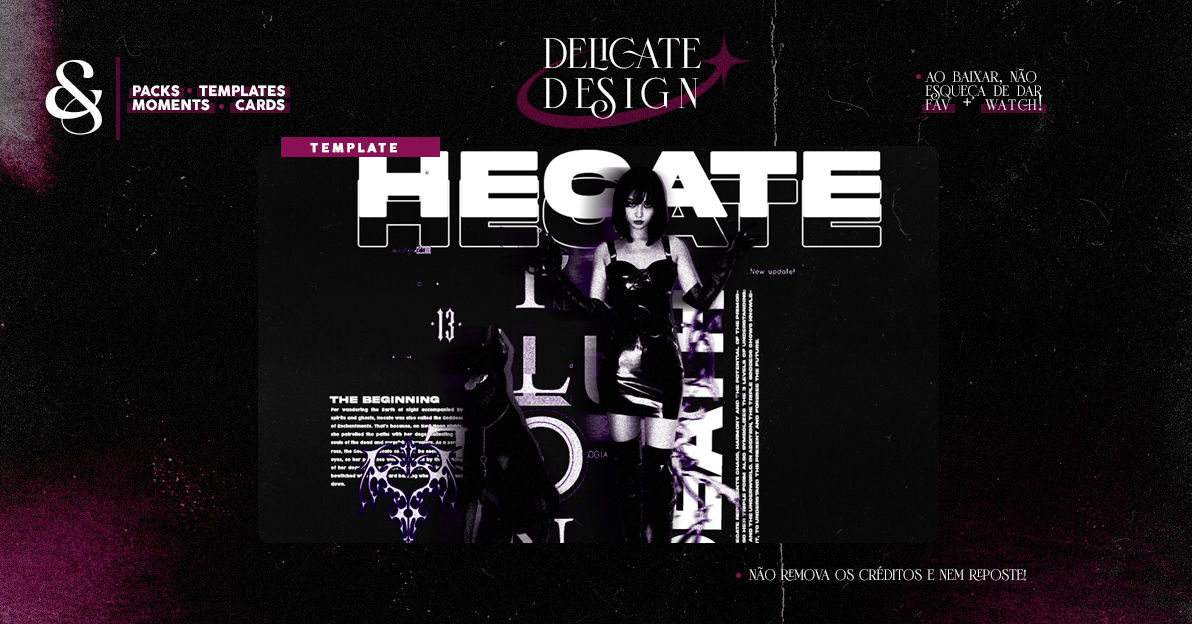 hecate template. by delicatdesign on DeviantArt