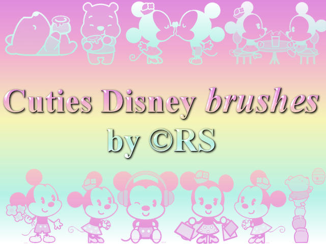 Cuties Disney brushes by xRainbowScribblex on DeviantArt