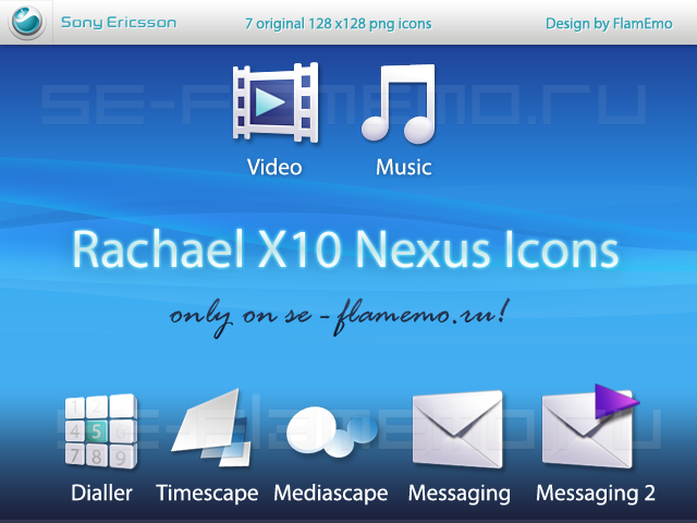 Rachael X10 NEXUS icons