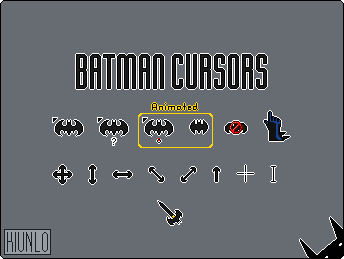 Batman windows cursors