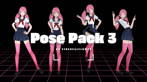 MMD / Pose Pack 3 - etherealfl0wer