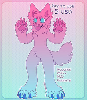 werewolf puppy base ! $5 USD