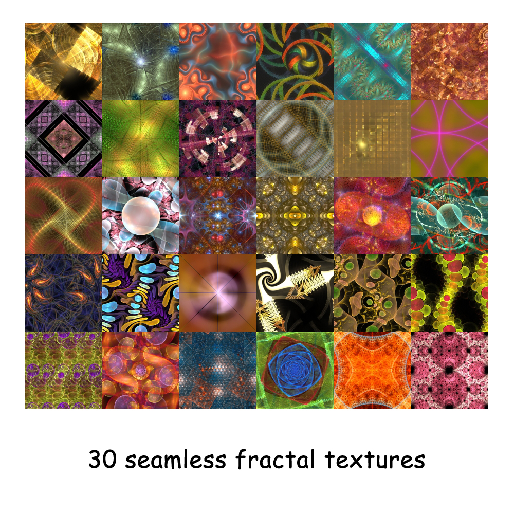 30 fractal textures