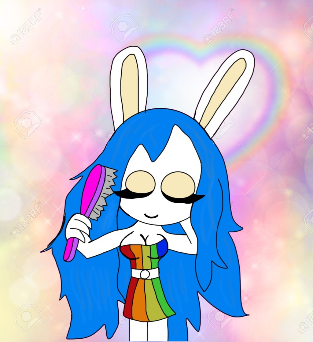 Part of morning routine by RayniTheBunnie on DeviantArt