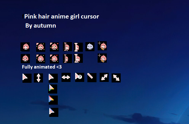 V7 Final - Uwu Anya Anime Girl Cursor - By Autumn by cafeautumn on  DeviantArt