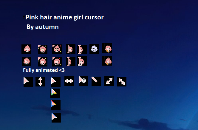 Pin on Anime Cursor Collection