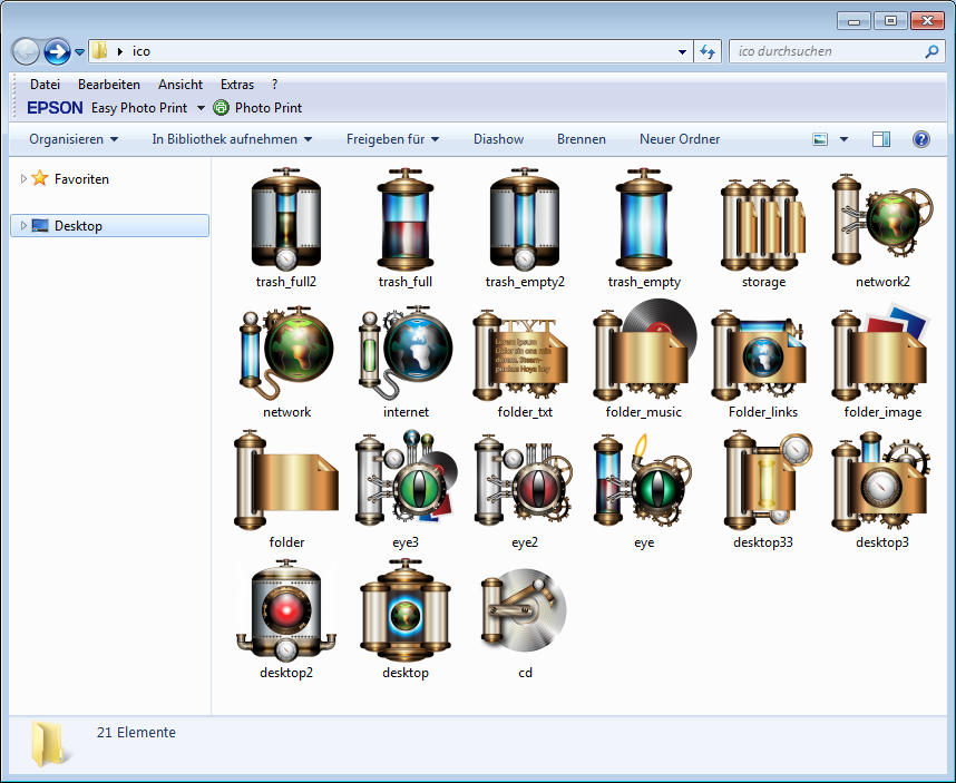 First Set of Steampower Icons for Windows