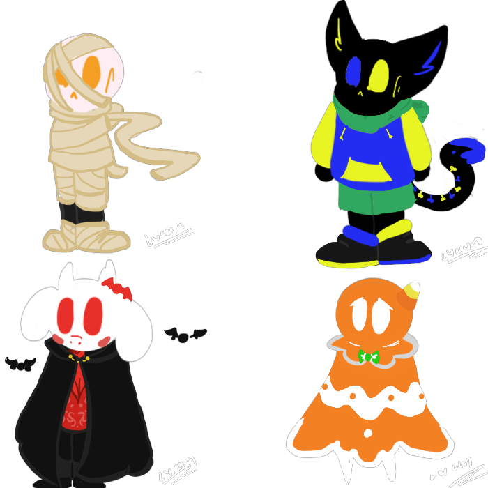 Halloween Monster adopts OTA (3/4) by 20-ShayShay-02 on DeviantArt