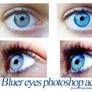 Bluer Eyes Photoshop Action