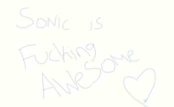 Sonic is awesome