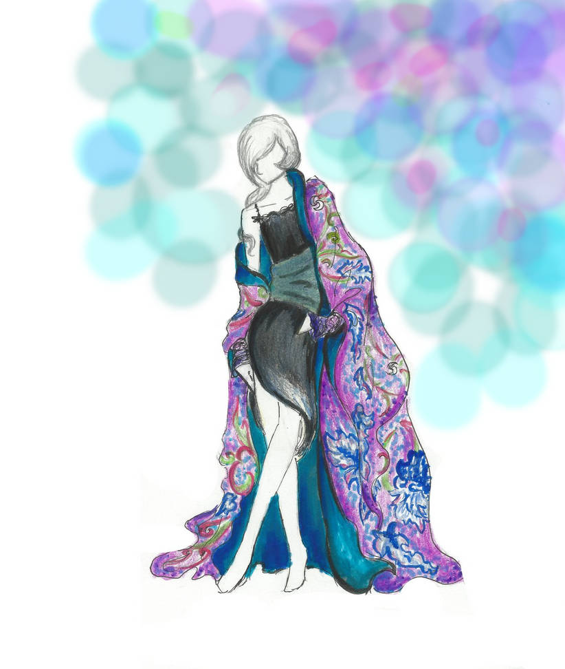Cartoon Silver Robe silk robe by Sapphiresandsilver on DeviantArt