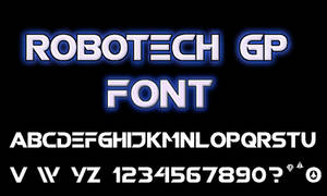 Robotech Gp Font
