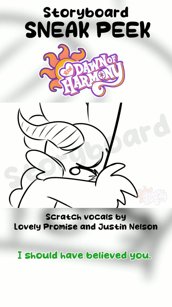New Dawn of Harmony Storyboard Sneak Peek by LovinglyPromise on DeviantArt