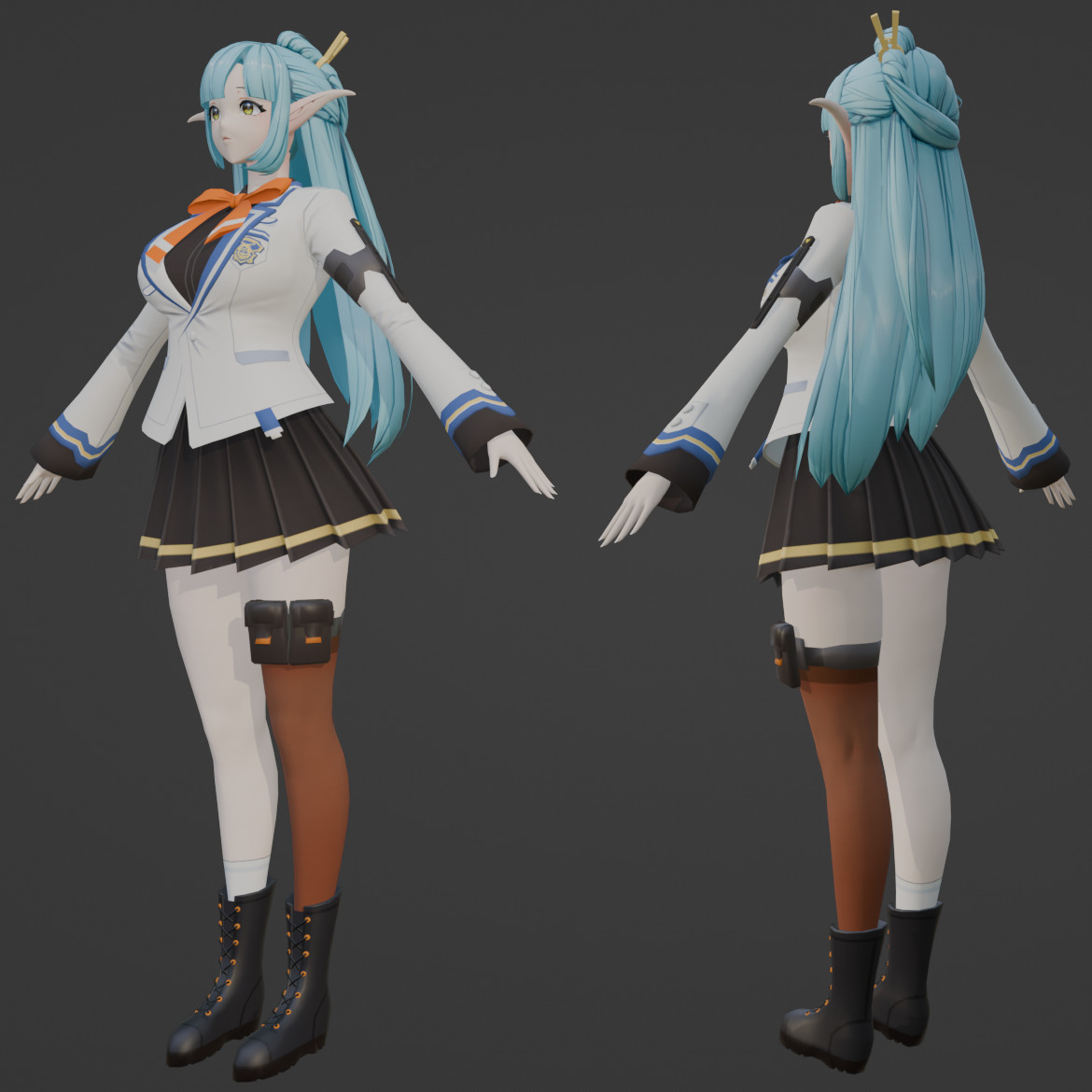 Horizon Walker - Araha Default (fbx/blend) by YourDevil54 on DeviantArt