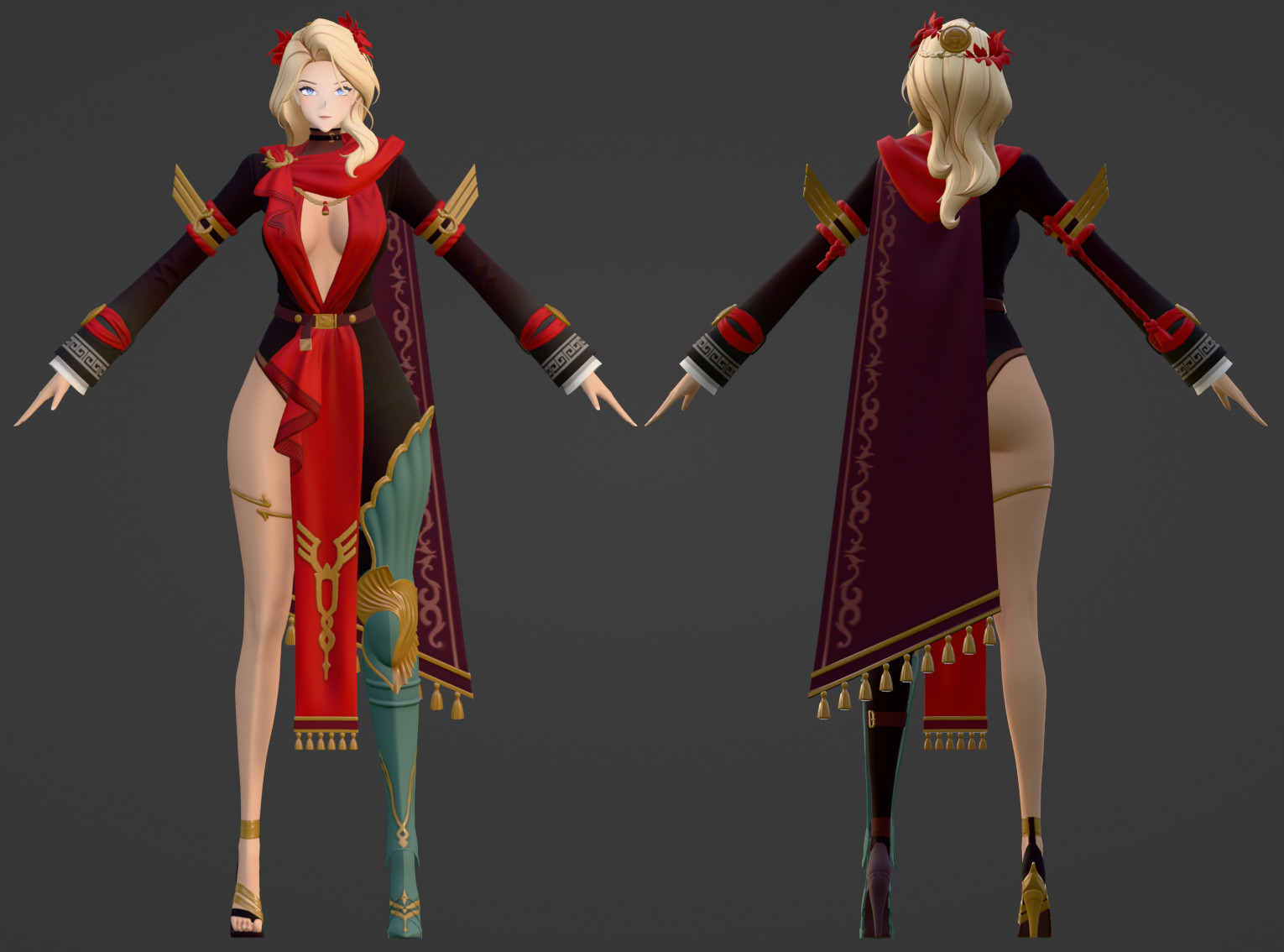 Horizon Walker - Olivia N01 (fbx/blend) by YourDevil54 on DeviantArt