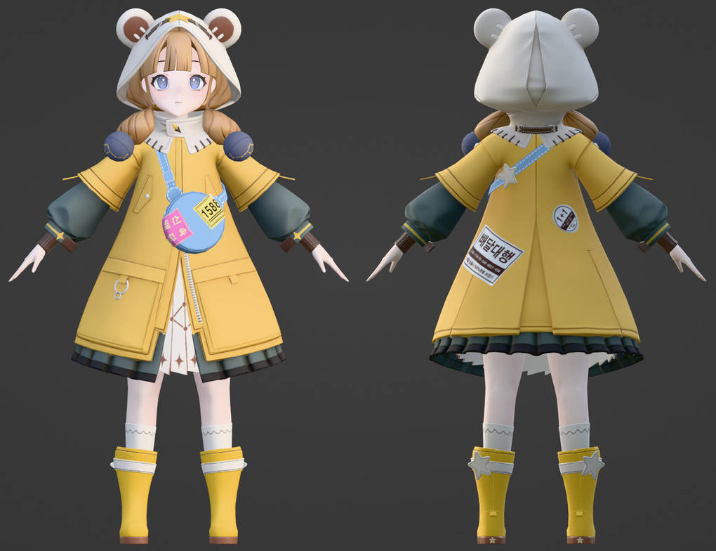 Horizon Walker - Delia N01 (fbx/blend) by YourDevil54 on DeviantArt