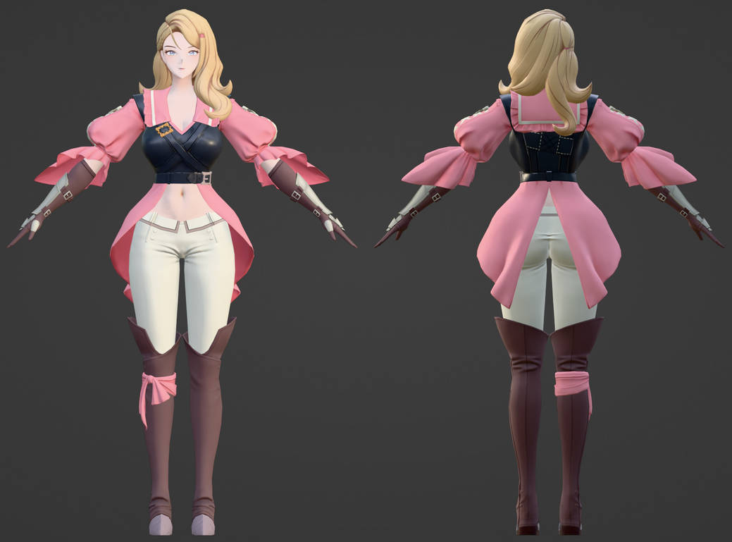Horizon Walker - Ines N01 (fbx/blend) by YourDevil54 on DeviantArt