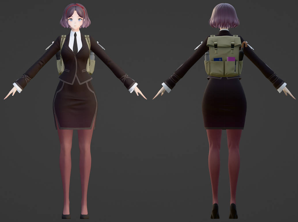 Horizon Walker - KimGayeong N01 (fbx/blend) by YourDevil54 on DeviantArt