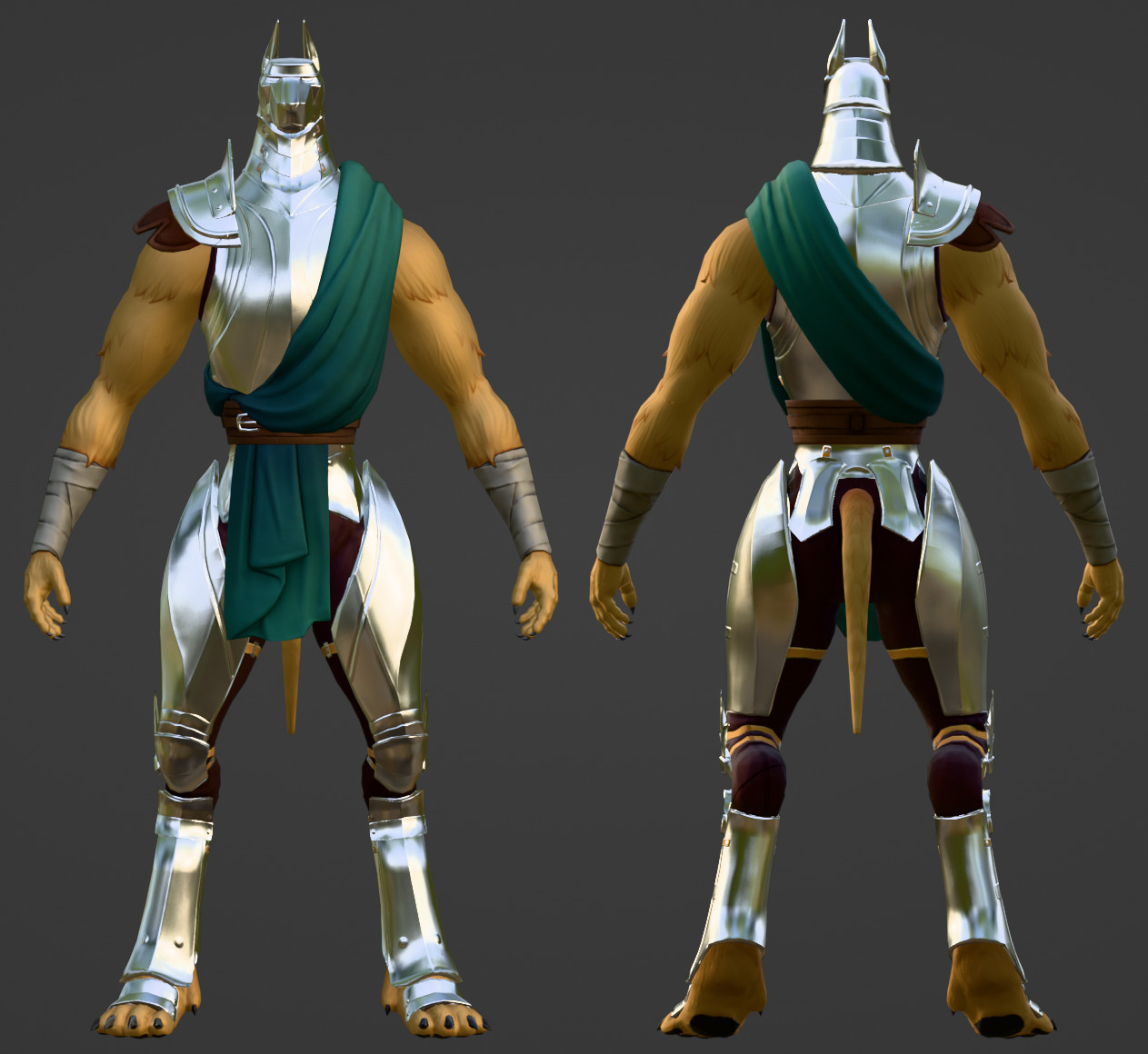 Horizon Walker - GreekMercenary N01 (fbx/blend) by YourDevil54 on ...
