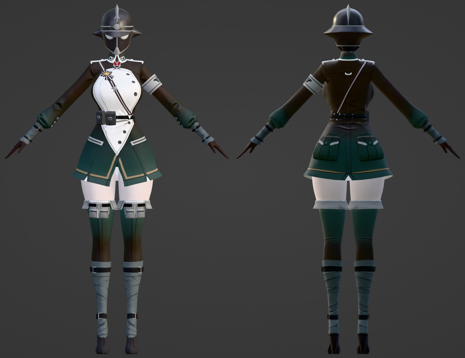 Horizon Walker - OrkeMercenary N01 (fbx/blend) by YourDevil54 on DeviantArt