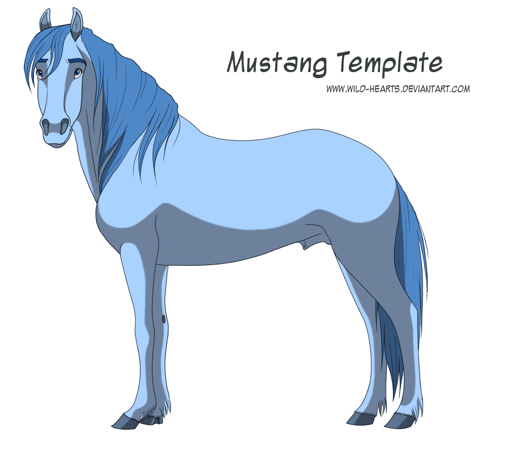 Free - Mustang Template PSD