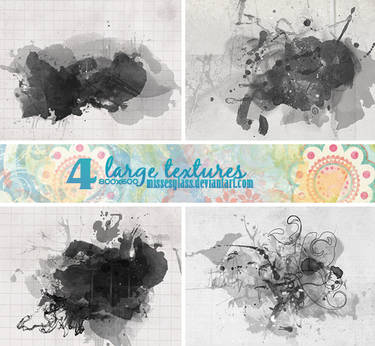 4 Watercolor textures - 1711