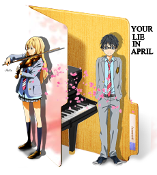 Shigatsu wa Kimi no uso Icons