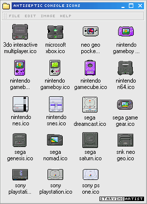 Antiseptic Console Icons 2