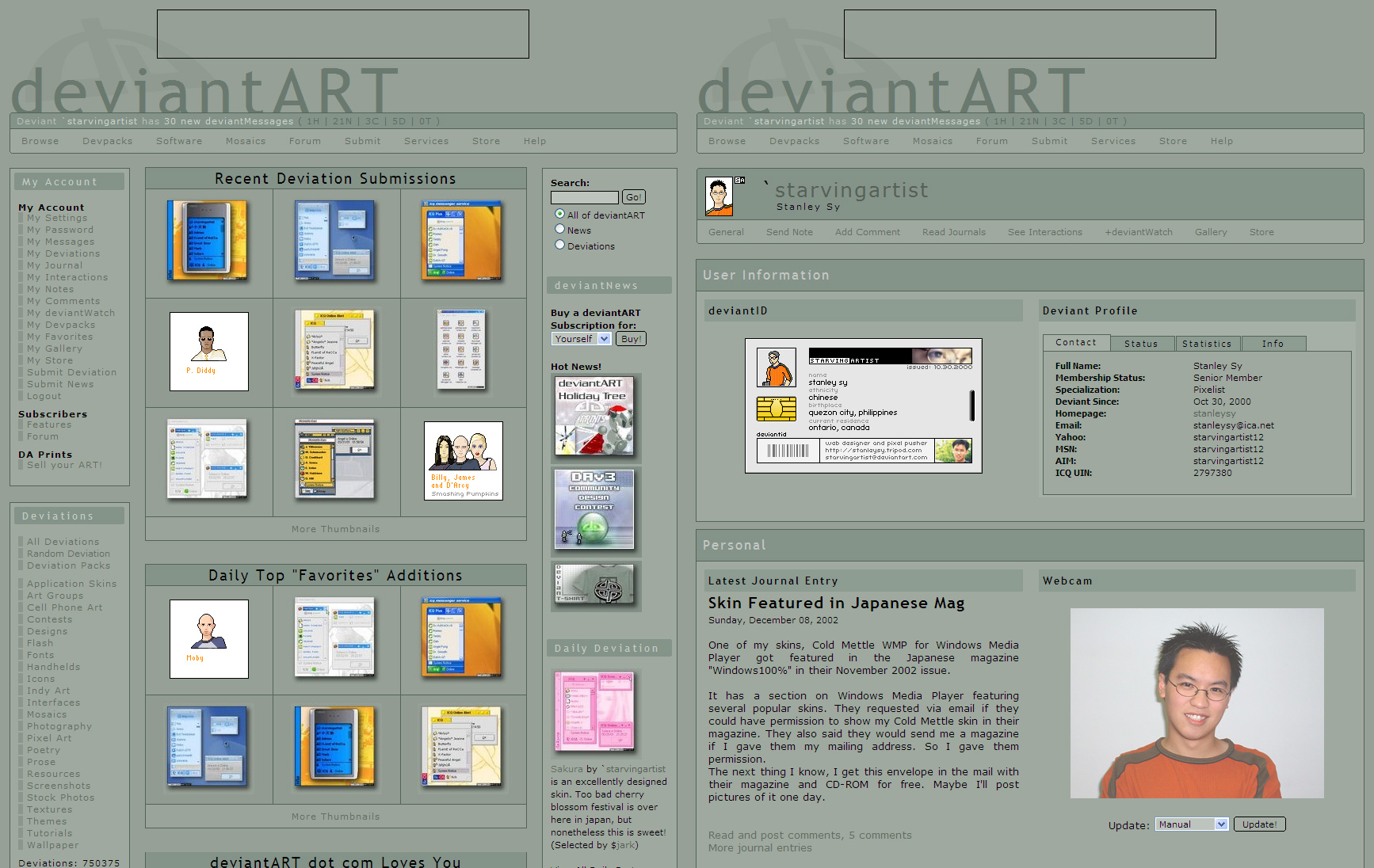 deviantART Minimal by starvingartist