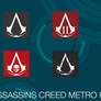 Assassins Creed Metro Icon Set