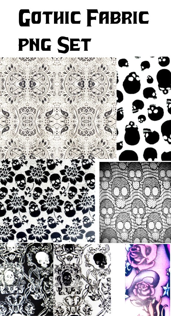 Gothic Fabric png pack