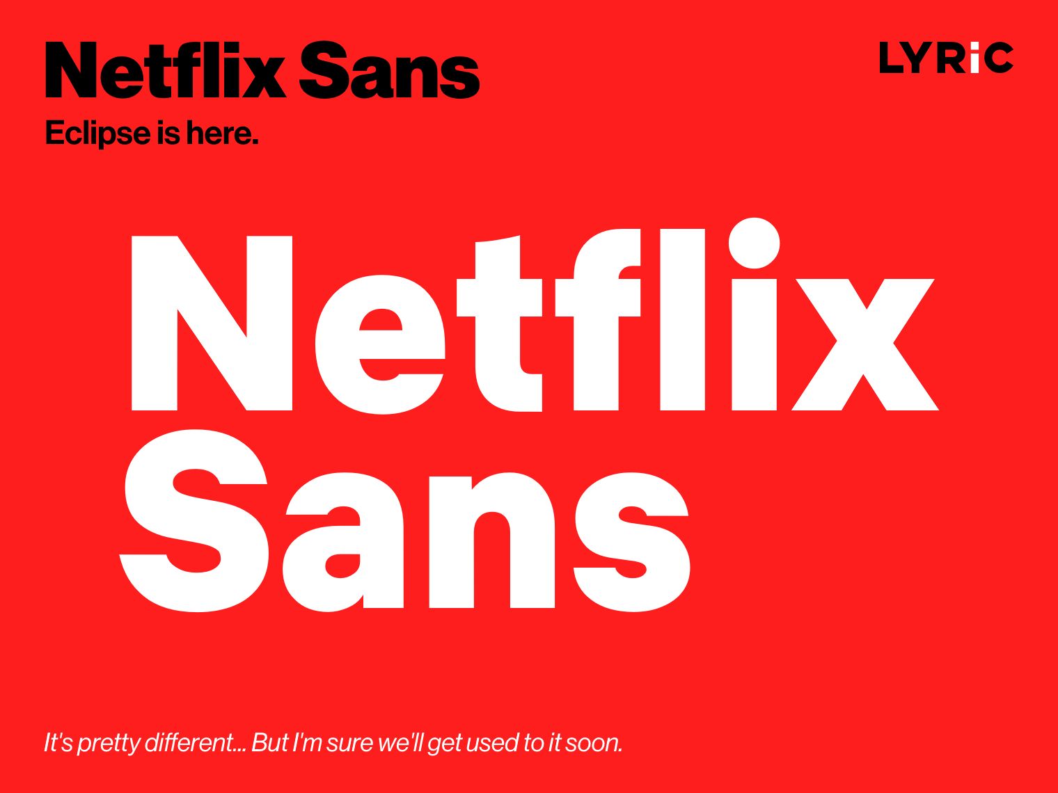 how to get the netflix font