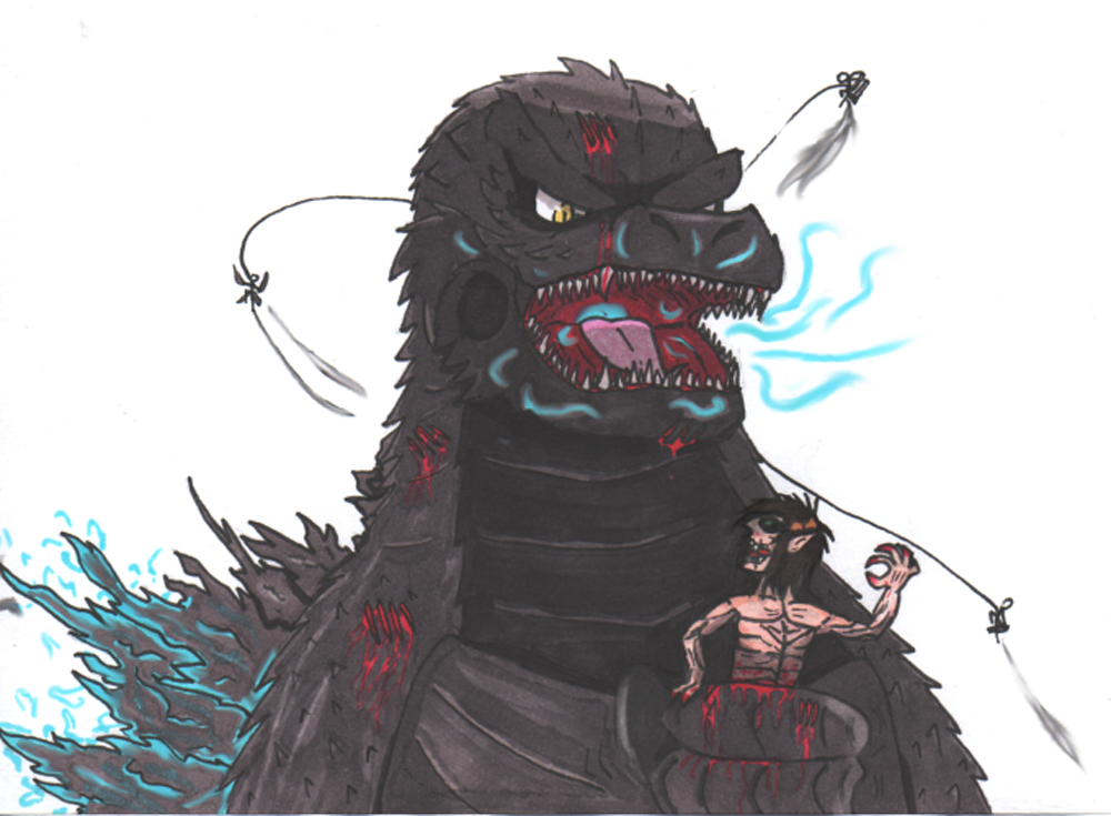 Godzilla VS Eren Titan