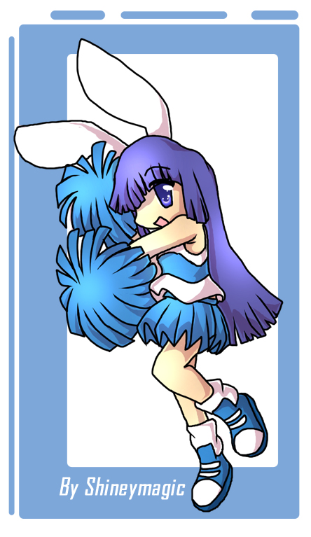 Cheerleader bunny girl