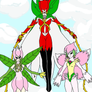 Rosemon, Lilamon and Lillymon.