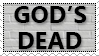 God's NOT dead stamp by Nilopher