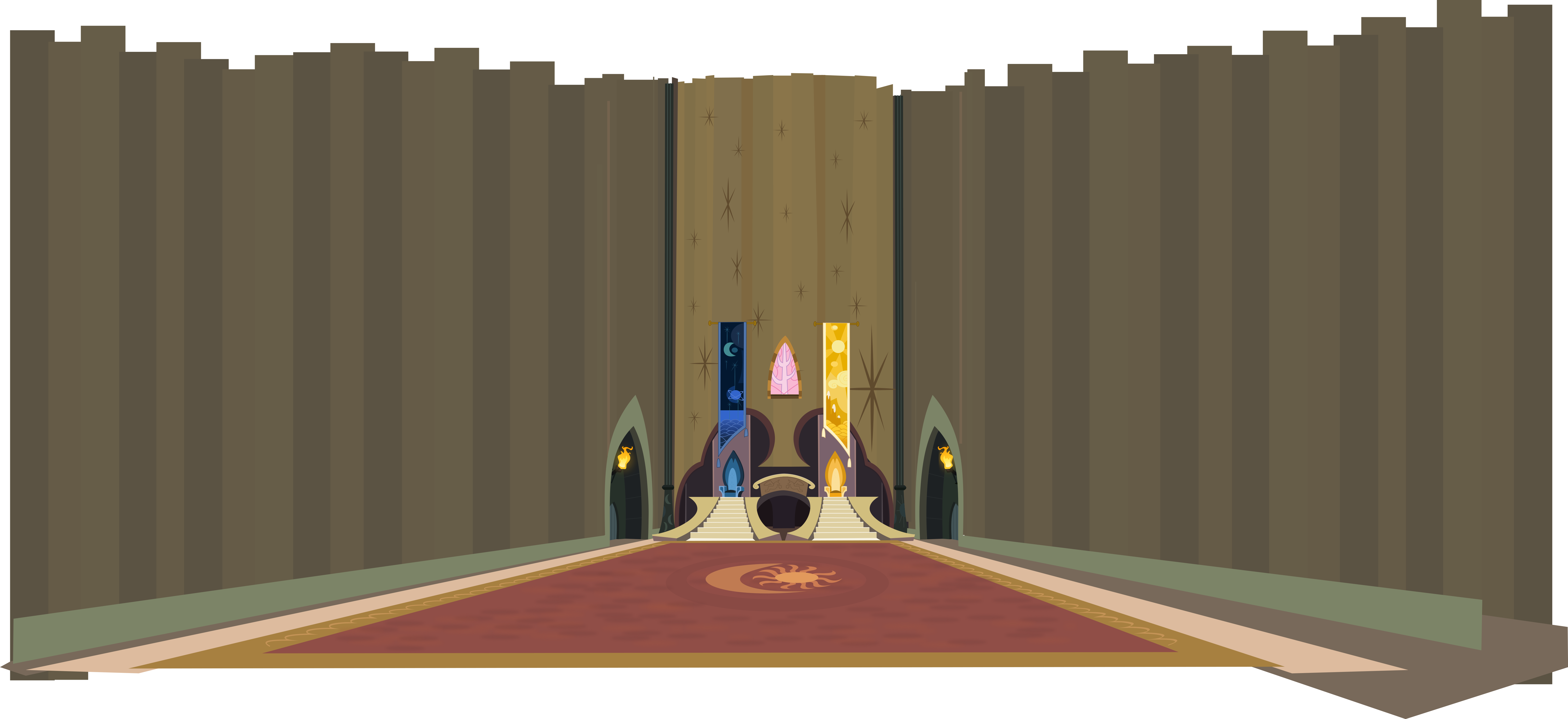 Castle Of Two Sisters Throne Room Background By