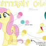 Fluttershy Color Guide (Colors From Hubworld)