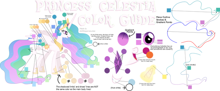 Celestia Color Guide (Colors from Hubworld)