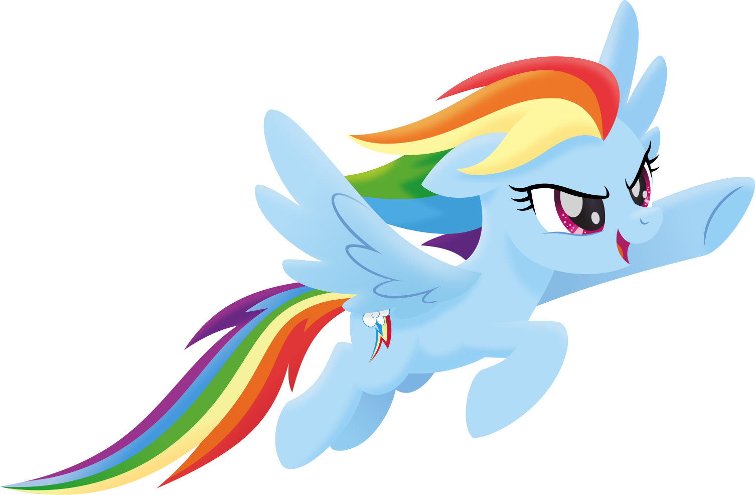Rainbow Dash Movie Style Simplistic by Haspet on DeviantArt