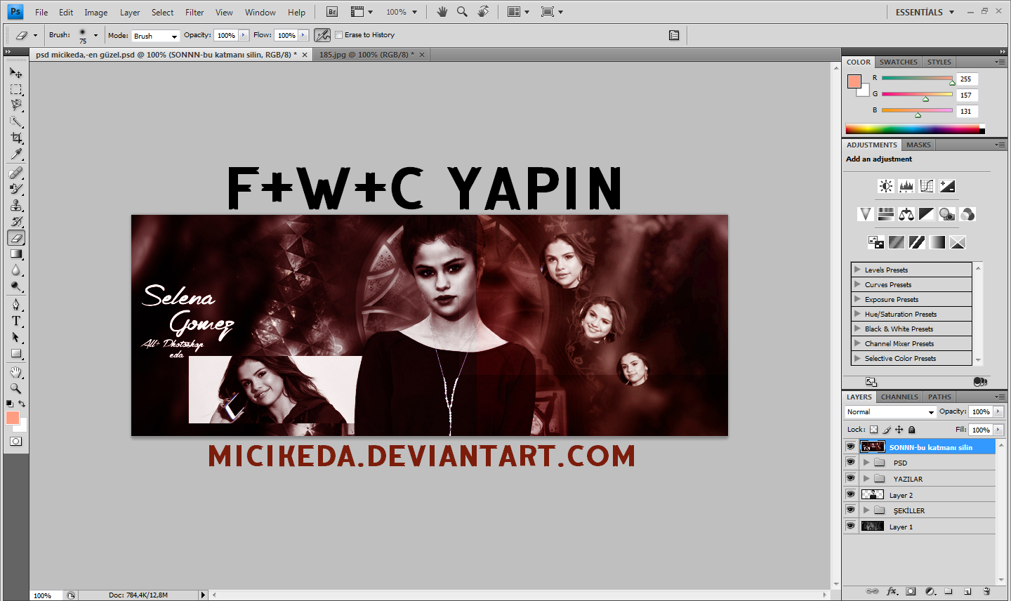 SELENA GOMEZ PSD HEADER by micikeda on DeviantArt