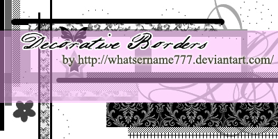 Decorative Borders by Whatsername777 on DeviantArt
