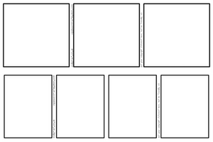 Comic Strip Templates 3-panel and 4-panel