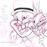 Elmer Fudd and Bugs facial study