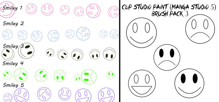 Clip Studio Paint (Manga Studio 5) Brush Pack 3