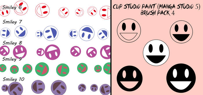 Clip Studio Paint (Manga Studio 5) Brush Pack 4