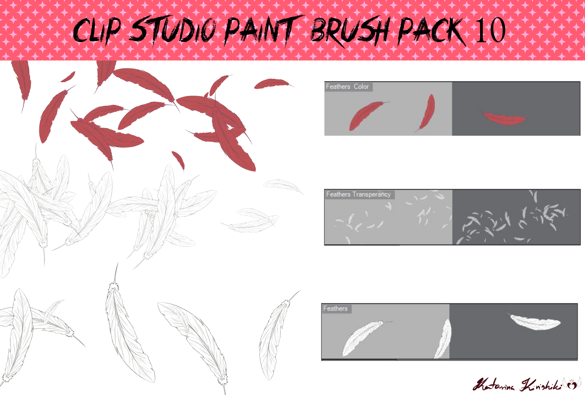 Clip Studio Paint Brush Pack 10 By Katarina Kirishiki On Deviantart