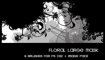 Floral Large Mask
