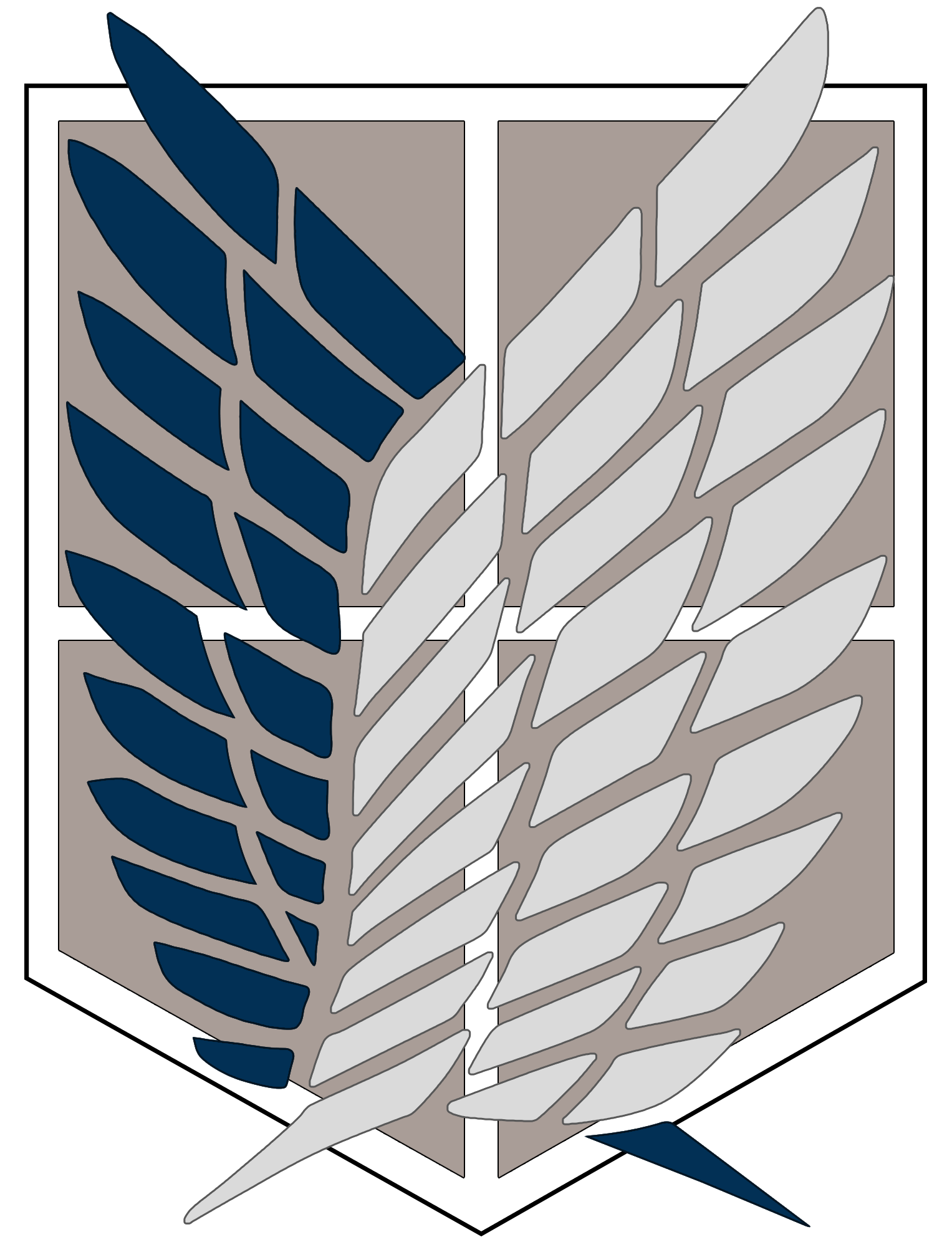 Attack On Titan [Survey Corps Logo]