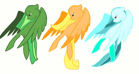 MLP pegasus adoptables inspired by Nature (open)